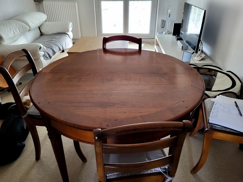 Table style Louis Philippe en merisier 500 Pessac (33)