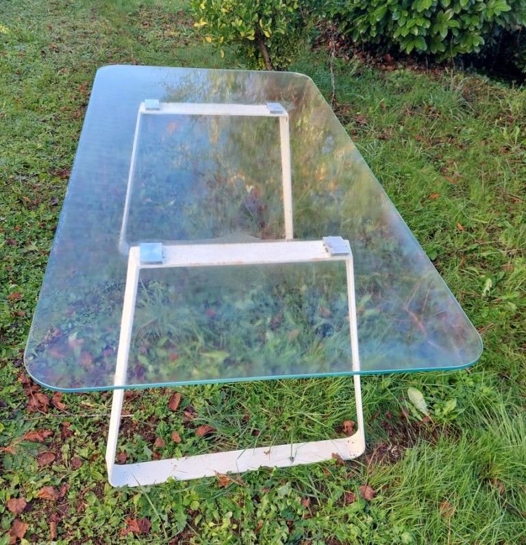 TABLE EN VERRE DESIGN 180cm x 90cm verre10mm - 3 EXEMPLAIRES 199 Montignac (24)