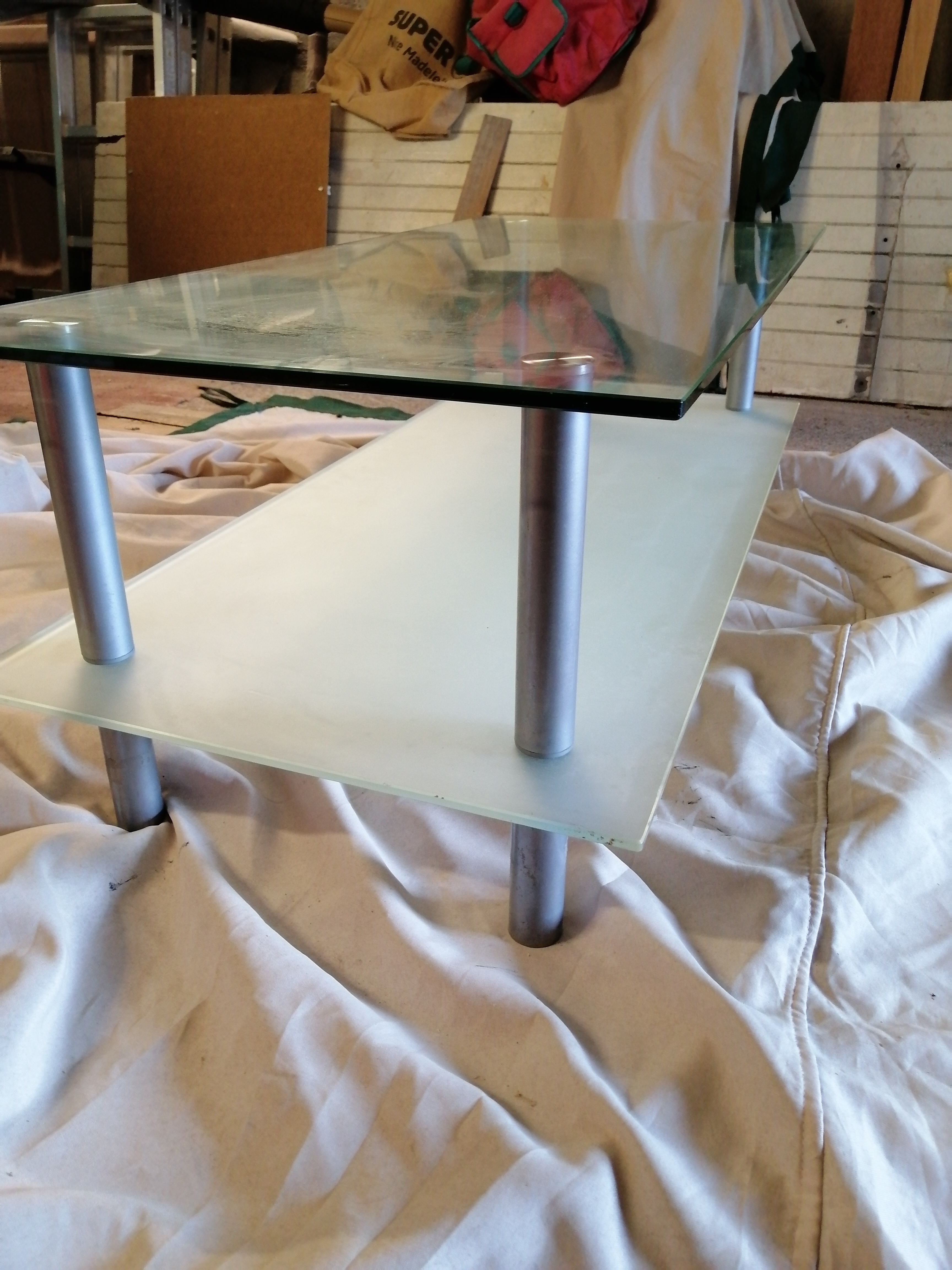 Table en verre deux plateaux 30 Saint-Cyr-l'�cole (78)