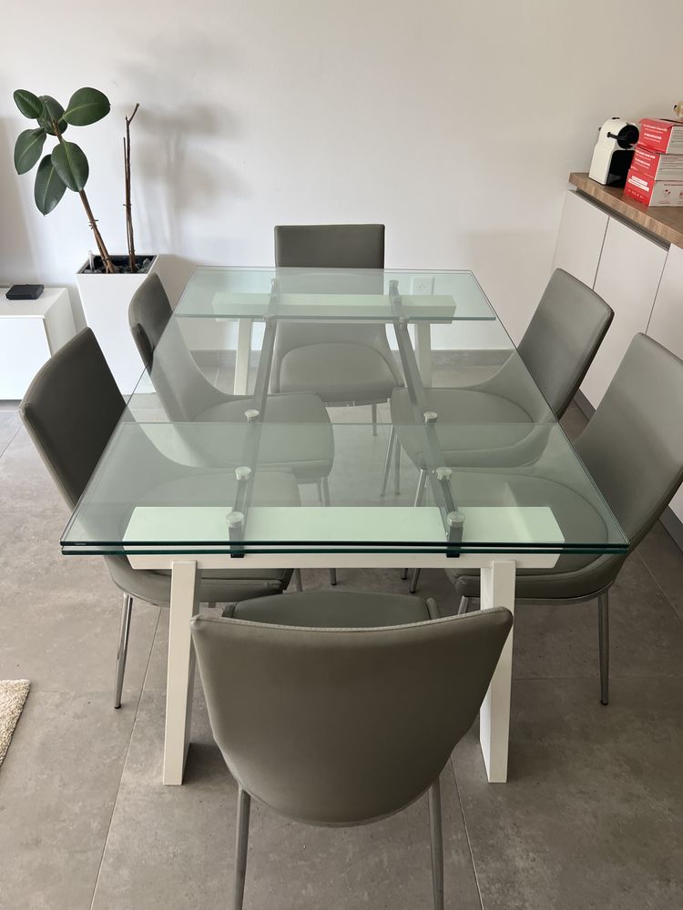 Table en verre extensible Calligaris 700 Lampertheim (67)