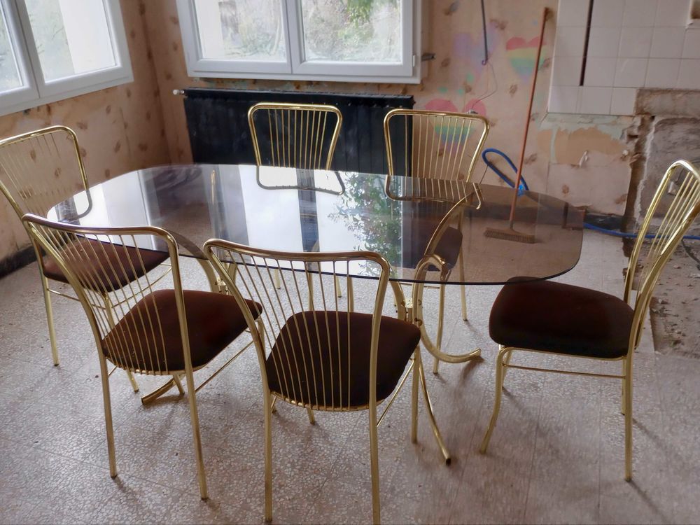 table+en+verre+fum�e 1100 Saint-Christol-l�s-Al�s (30)