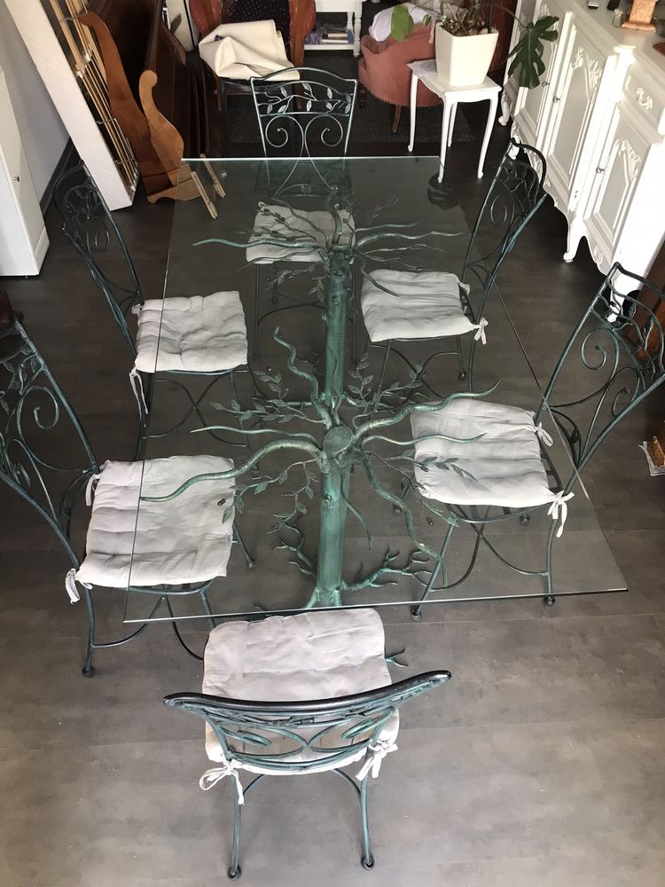 Table en verre 12 places 400 Exincourt (25)