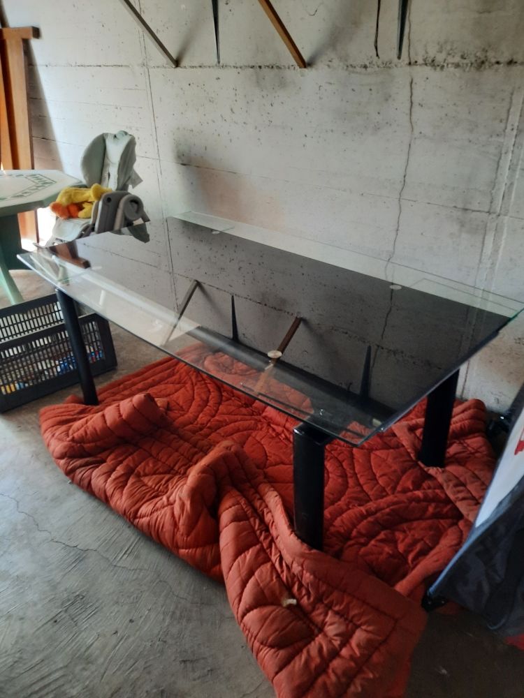 table en verre tremp� avec rallonge int�gr� 250 Metz (57)