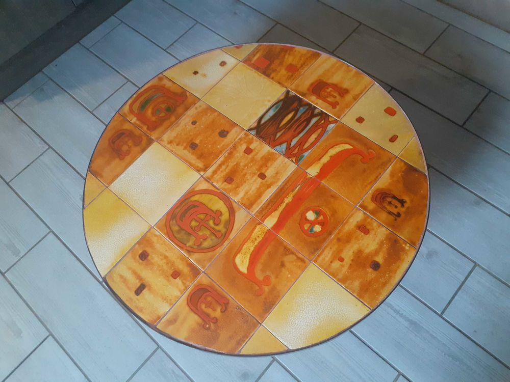 table Vintage c�ramique 180 Lunery (18)