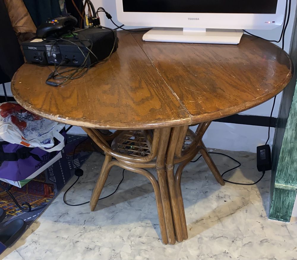 Table vintage Rotin 90 Besan�on (25)