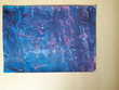 Tableau abstrait contemporain acrylique format A4  35 Marvejols (48)