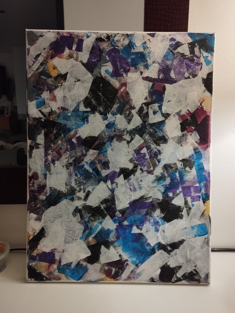 tableau abstrait 15 Oust-Marest (80)