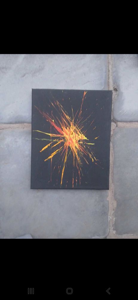 tableau abstrait 35 Lyon 1 (69)