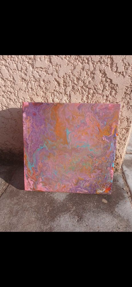 tableau abstrait 45 Lyon 1 (69)