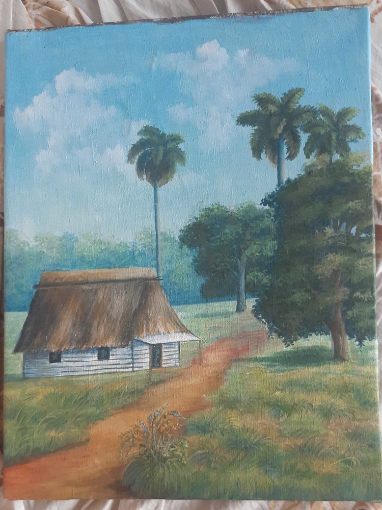 Tableau africain,bon �tat 27 x 35. 15 Vend�me (41)