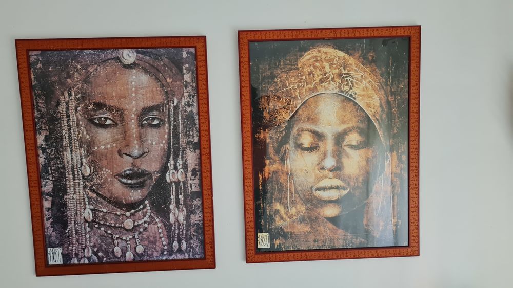 Tableau africain 50 �lancourt (78)