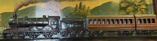 Tableau ancien Anglais sur les chemins de fer 
450 L'Union (31)