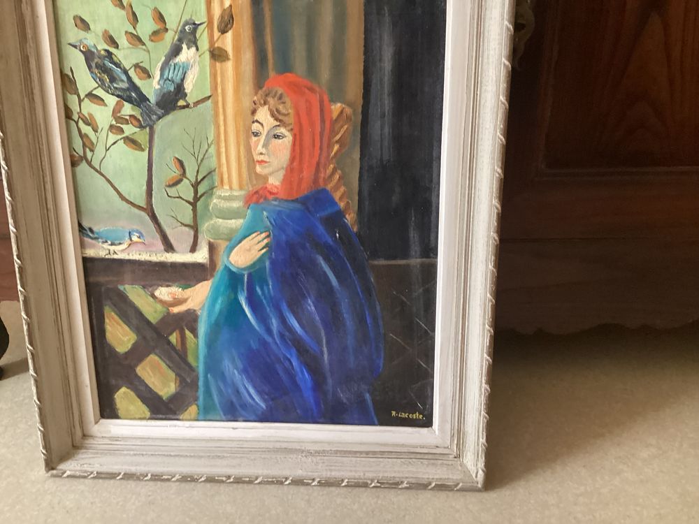 Tableau ancien,sur toile, sign�, peinture � l huile. 40 Rennes (35)