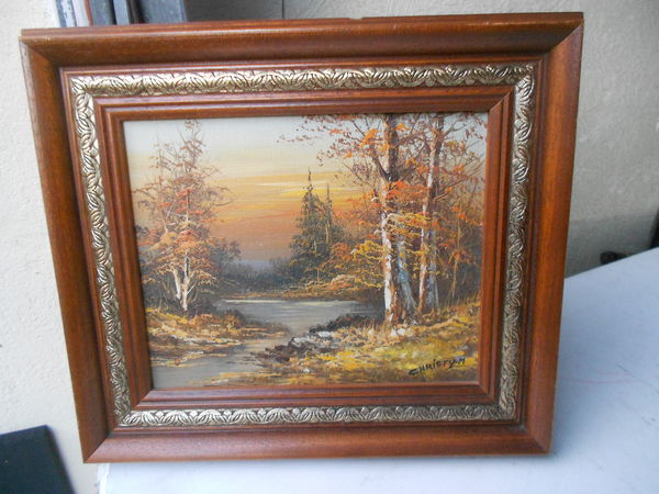 TABLEAU ANCIEN 0 Brie-Comte-Robert (77)