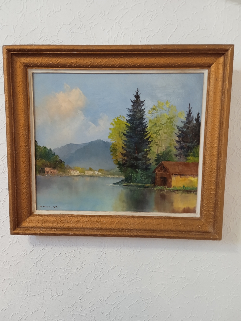 tableau ancien 350 Saint-Martin-d'Estr�aux (42)