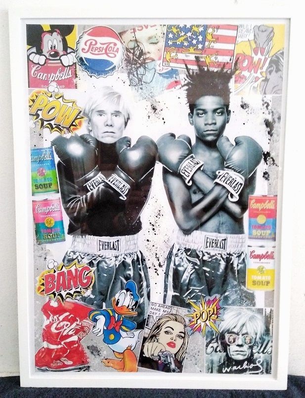 tableau sur Andy Warhol & Basquiat 70 Paris 16 (75)