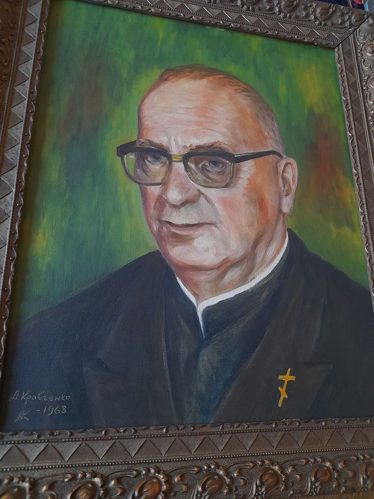 Tableau d'artiste  russe. 900 Marcigny (71)