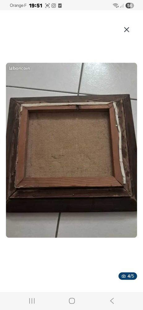 tableau avec cadre (sous-bois) 135 Montauban (82)