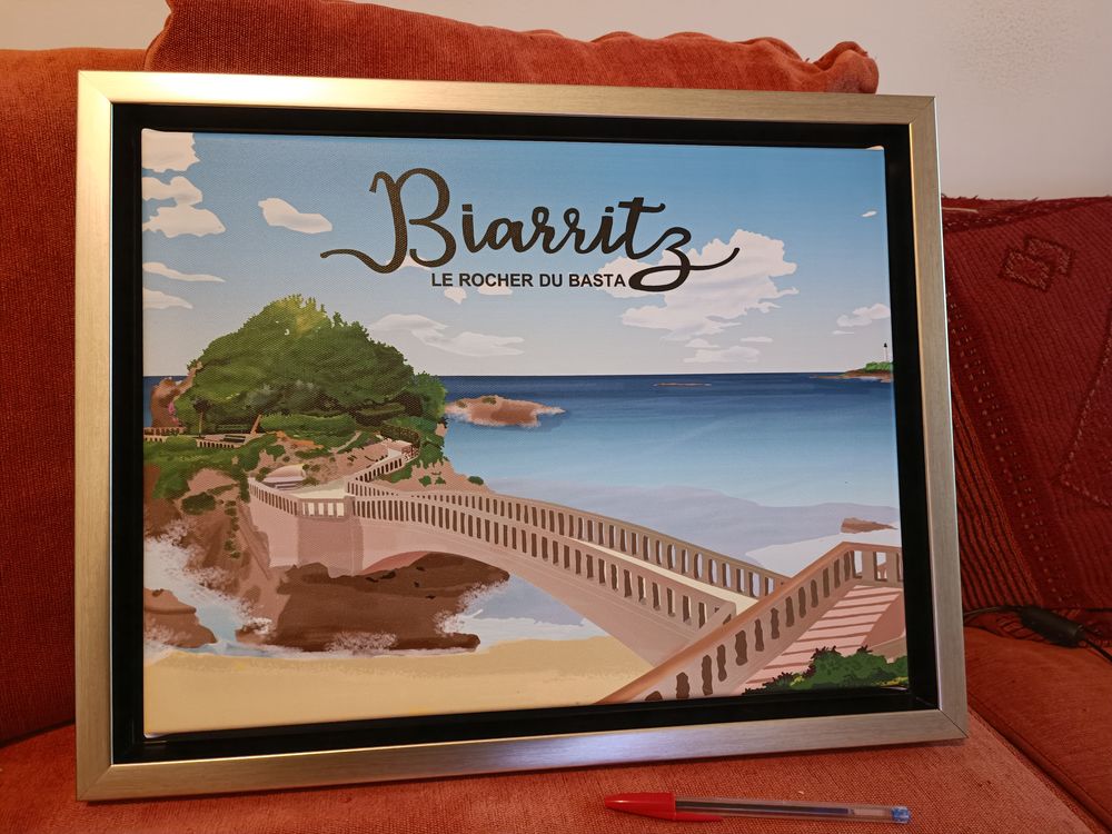 Tableau Biarritz 0 Bayonne (64)