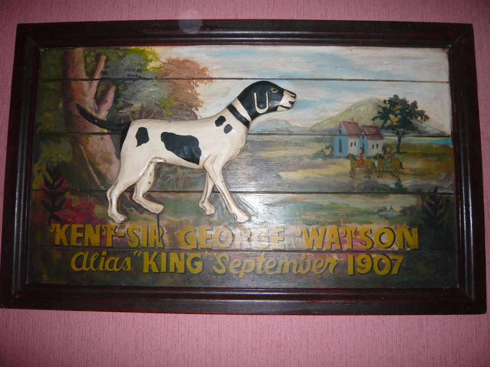 Tableau en bois en relief peint 0 Fourges (27)