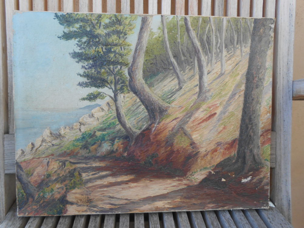 Tableau  Bord de mer  20 La Londe-les-Maures (83)