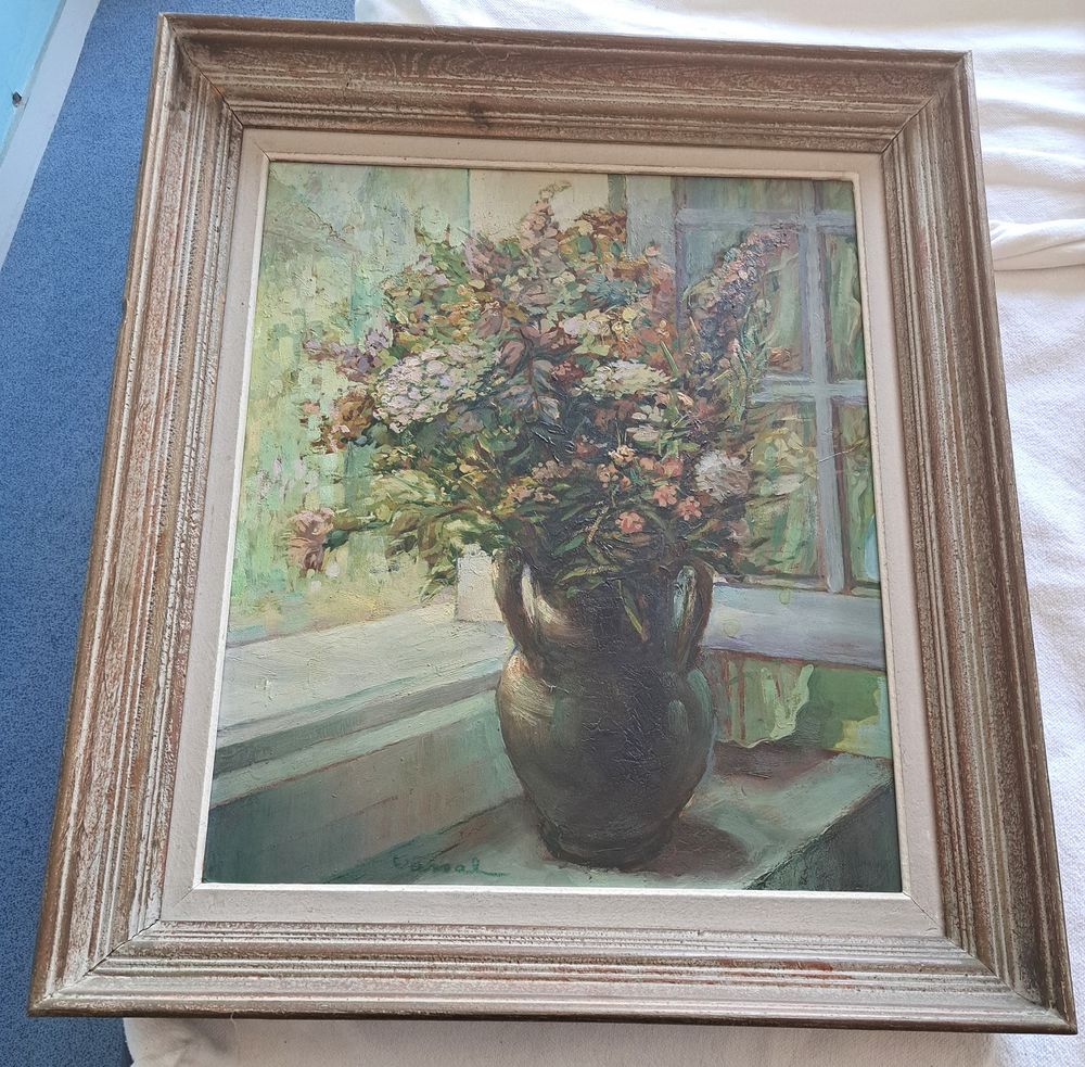 Tableau  Bouquet des Champs  de Jean Vassal
350 Nice (06)