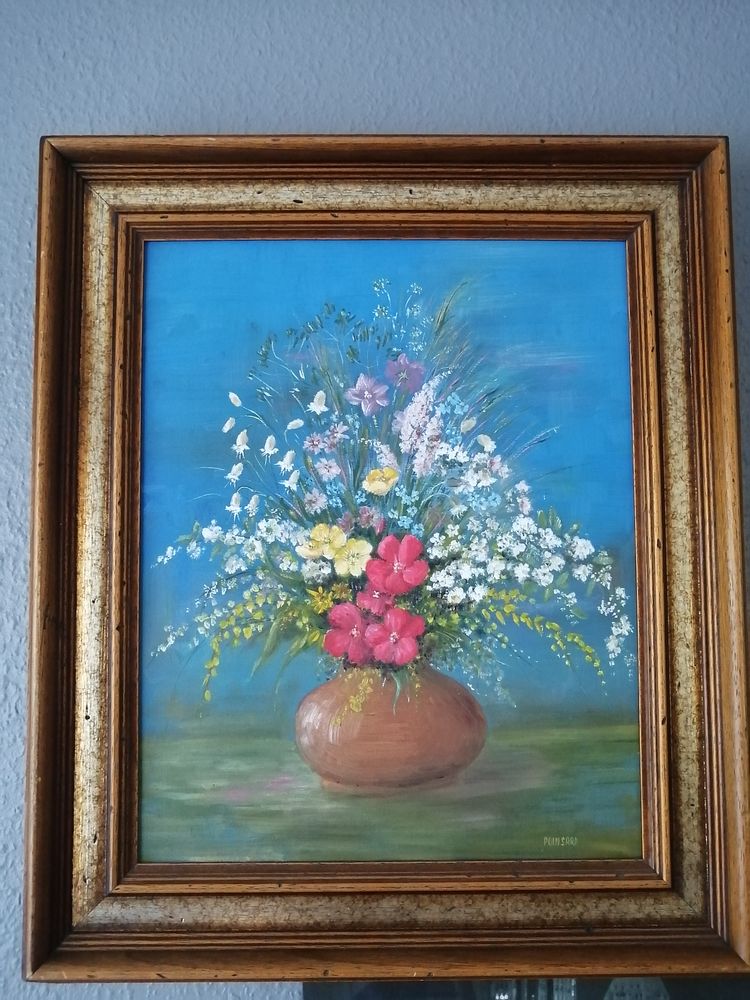 Tableau   bouquet de fleurs  39 Habsheim (68)