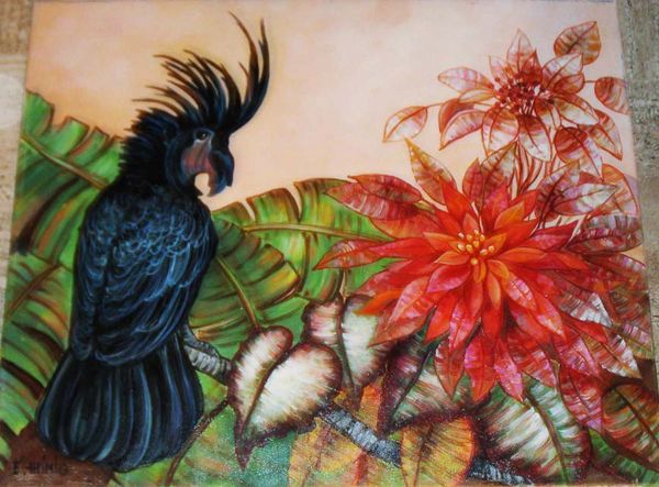 Tableau  Le Cacato�s noir  1 Antibes (06)