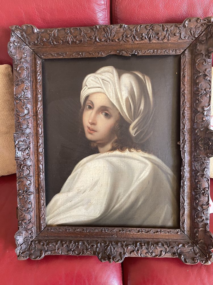 Tableau et cadre en bois ancien 780 Verdun (55)