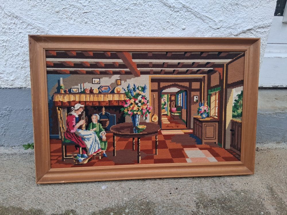 Tableau canevas fait main 70 Monteils (82)