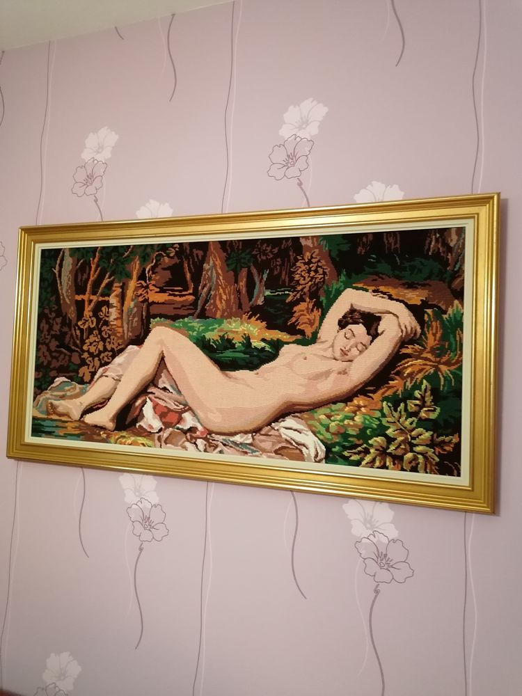 tableau canevas représentant femme nue 35 Marly (59)
