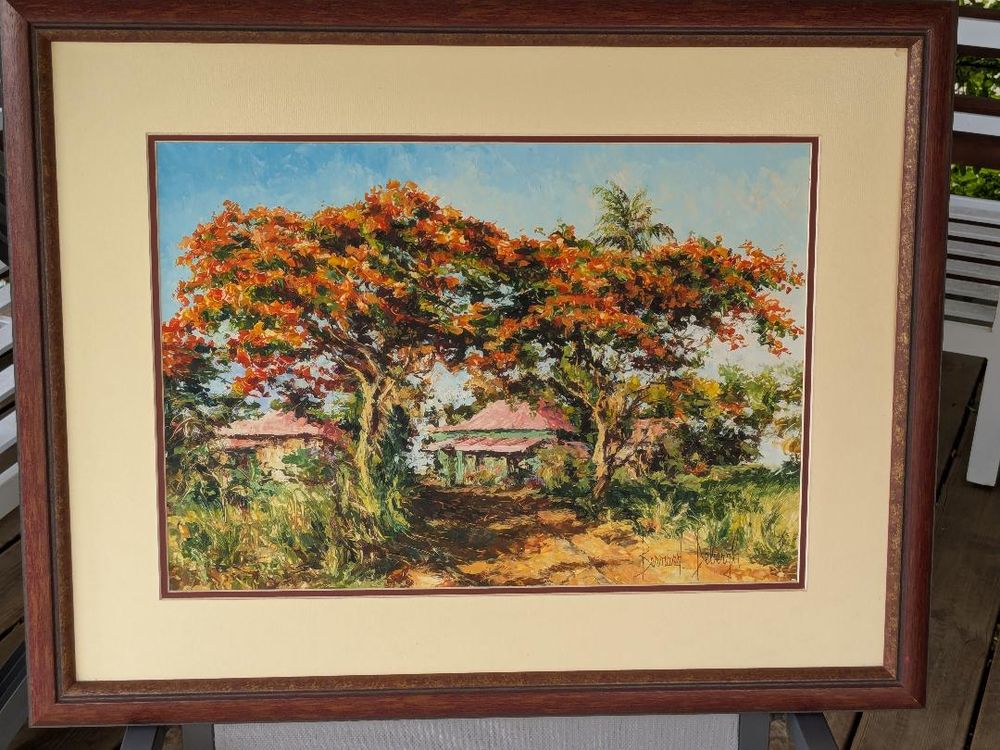 Tableau cases cr�oles flamboyant 2500 Saint-Gilles Les Hauts (97)