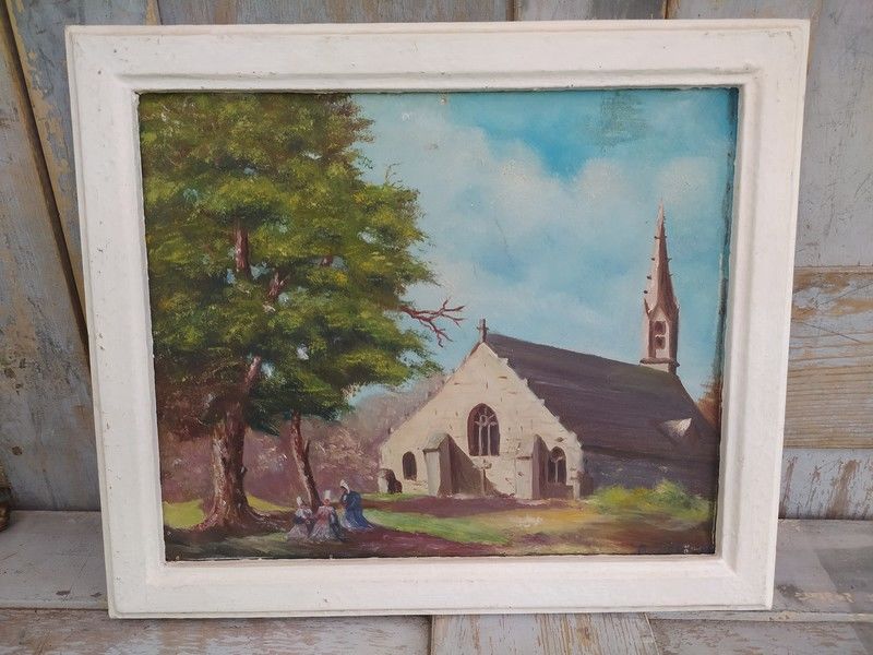 Tableau Chapelle N.D de Tr�malo Pont Aven Bretagne 35 Loches (37)