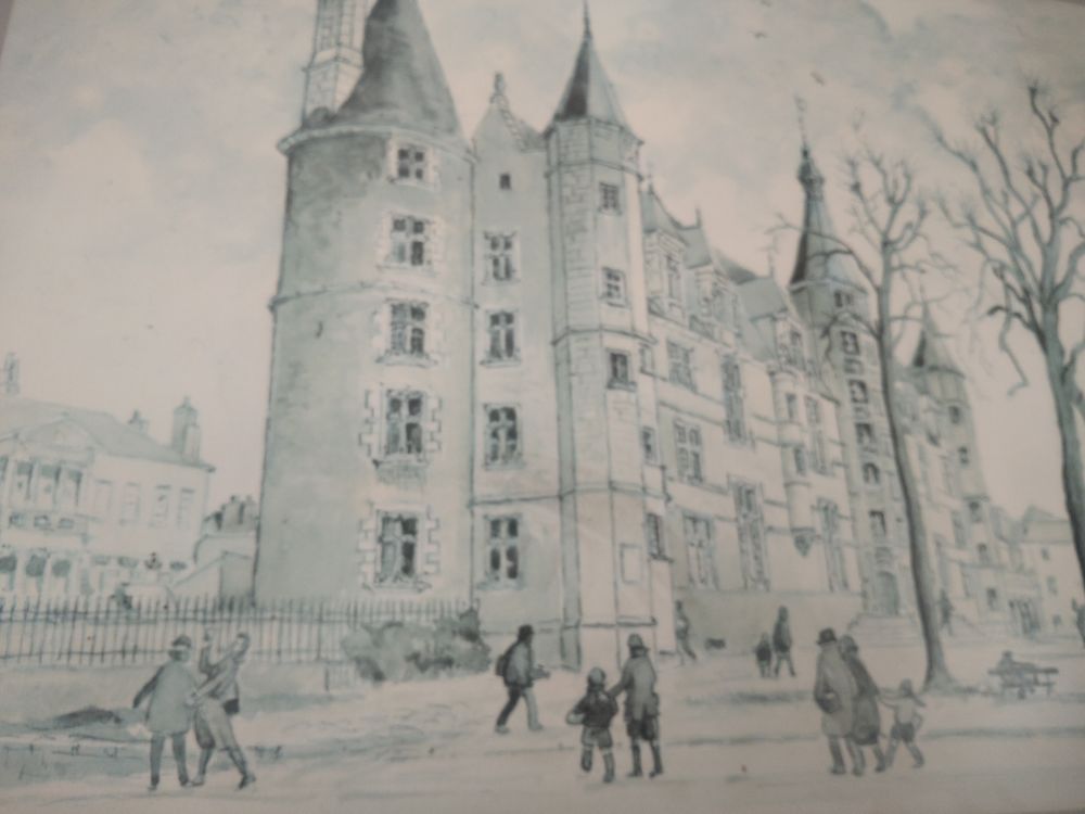 Tableau de Charles Bossu 58 Nevers (58)