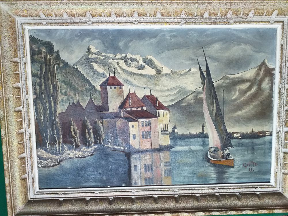 TABLEAU DU CHATEAU DE CHILLON 0 Villeneuve-Loubet (06)