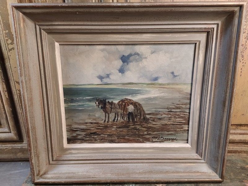 Tableau Cheval Go�monier Guy Pennamen Concarneau 120 Loches (37)