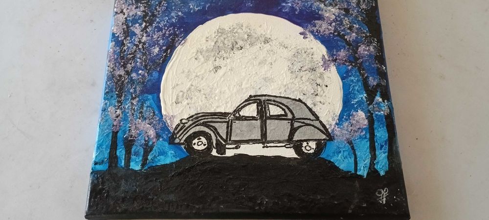 tableau Citro�n 2CV 15 Montescot (66)