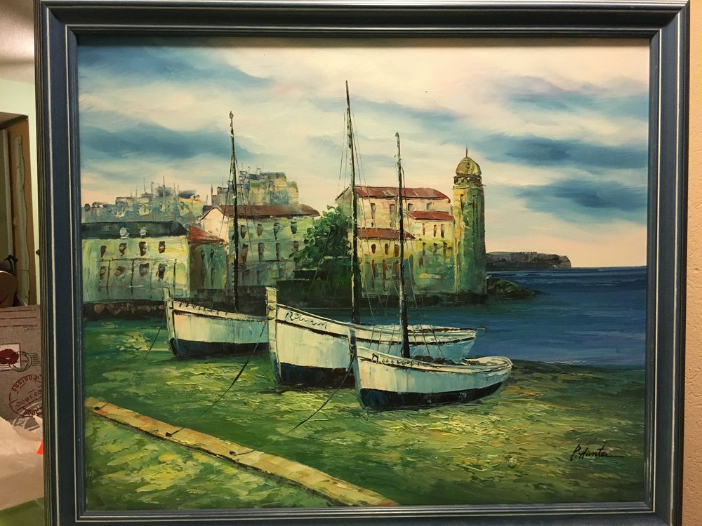 tableau Colioure avec cadre 49 Mothern (67)