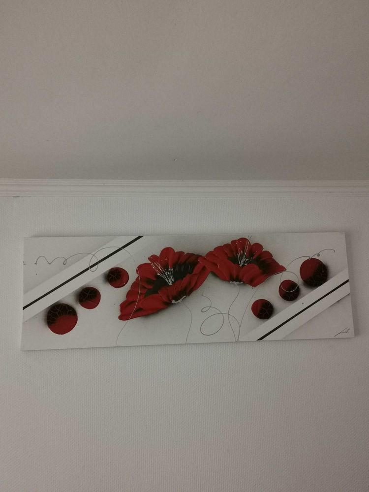 Tableau, Coquelicots �   suspendre 12 M�rignac (33)