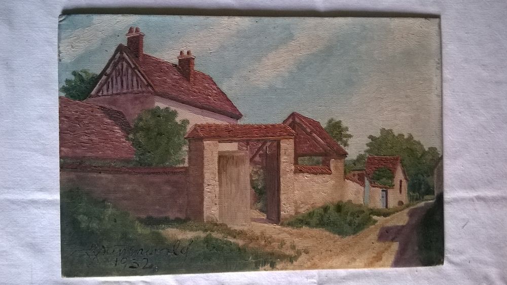 tableau corps de ferme 30 Chamb�ry (73)