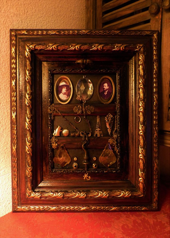 Tableau de Curiosit�s  ANTIQUE SPIRIT XIX  Steampunk 60 Mont-de-Marsan (40)