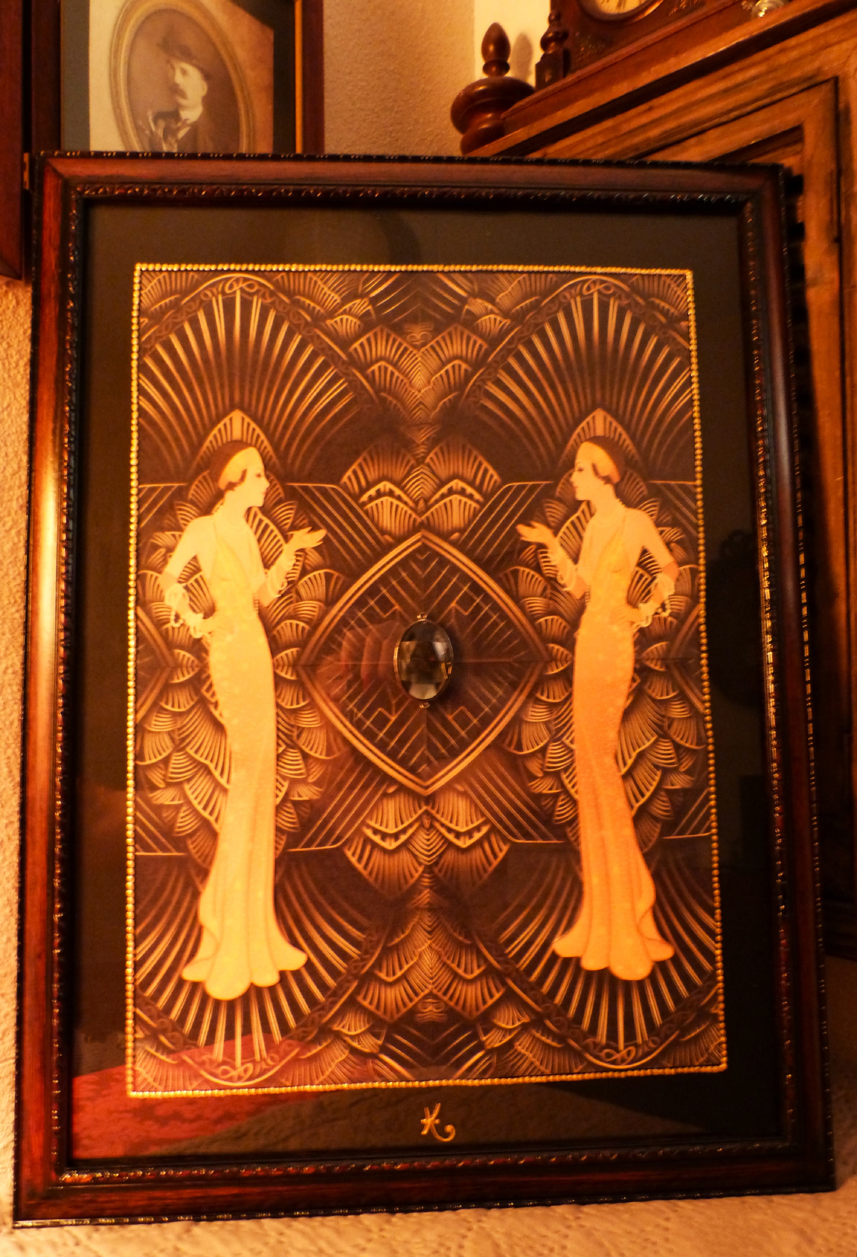 Tableau  ART-DECO: GATSBY  Cr�a. Steampunk 75 Mont-de-Marsan (40)