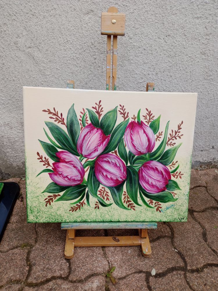 Tableau - d�coration - peinture acrylique 60 Comines (59)