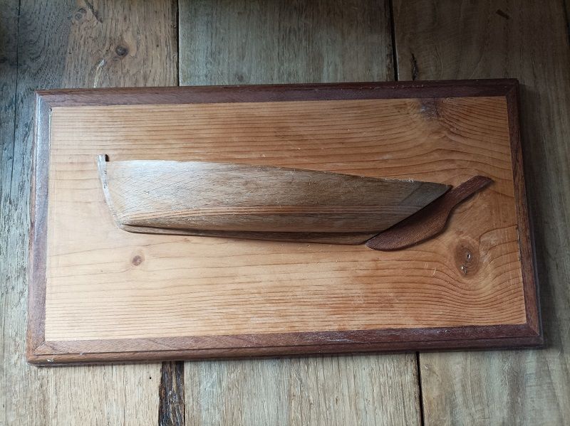 Tableau demi coque bateau bois tableau esprit marin 7 Ploubazlanec (22)