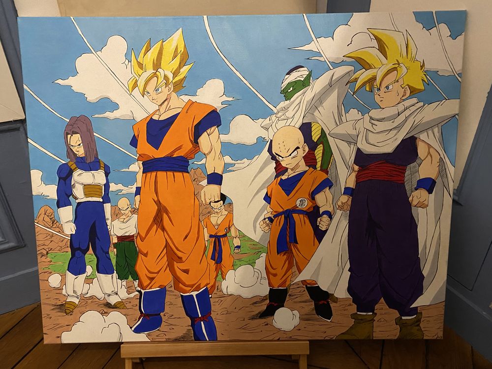 Tableau dragon ball 100 Paris 17 (75)