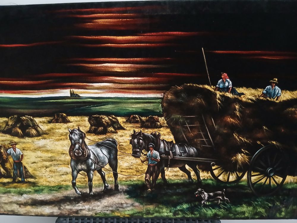 TABLEAU la fenaison 0 Marcigny (71)