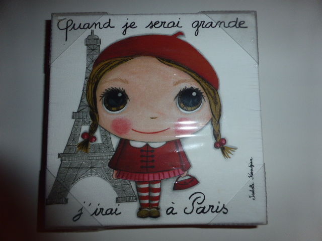 Tableau Fille Quand je serai grande j'irai � Paris Isabelle 6 Rueil-Malmaison (92)