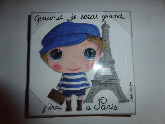 Tableau Gar�on Quand je serai grand j'irai � Paris Isabelle 6 Rueil-Malmaison (92)