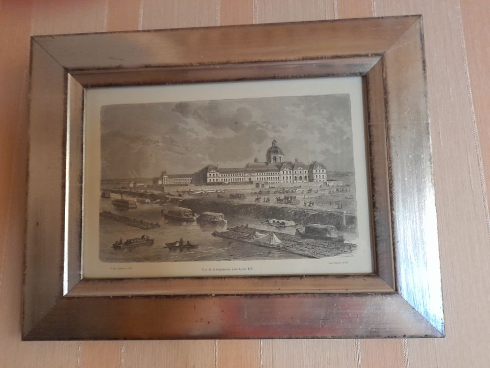 tableau gravure ancienne 50 Saint-Genis-Laval (69)