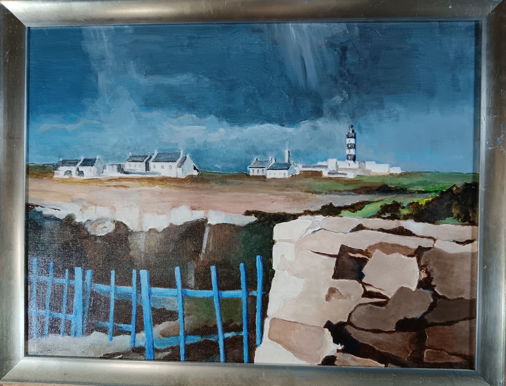 Tableau  Huile sur toile 40 Rennes (35)